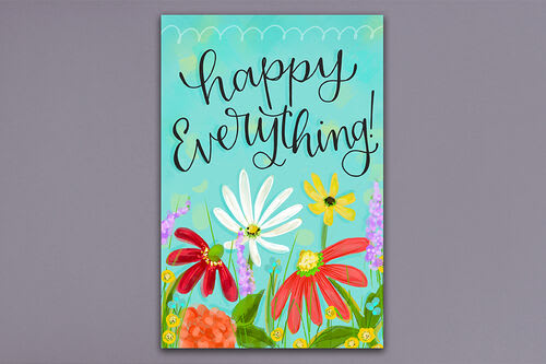 Happy Everything Garden Flag