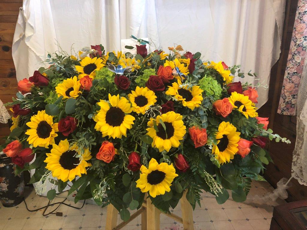 Sunflower Casket Blanket