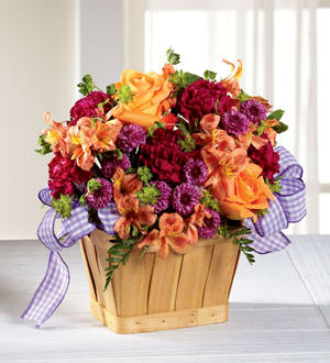 The FTD® New Dream™ Basket Flower Bouquet