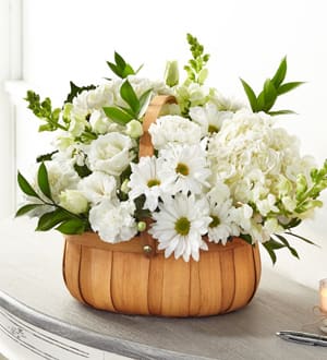 The FTD® Pure Ivory™ Basket