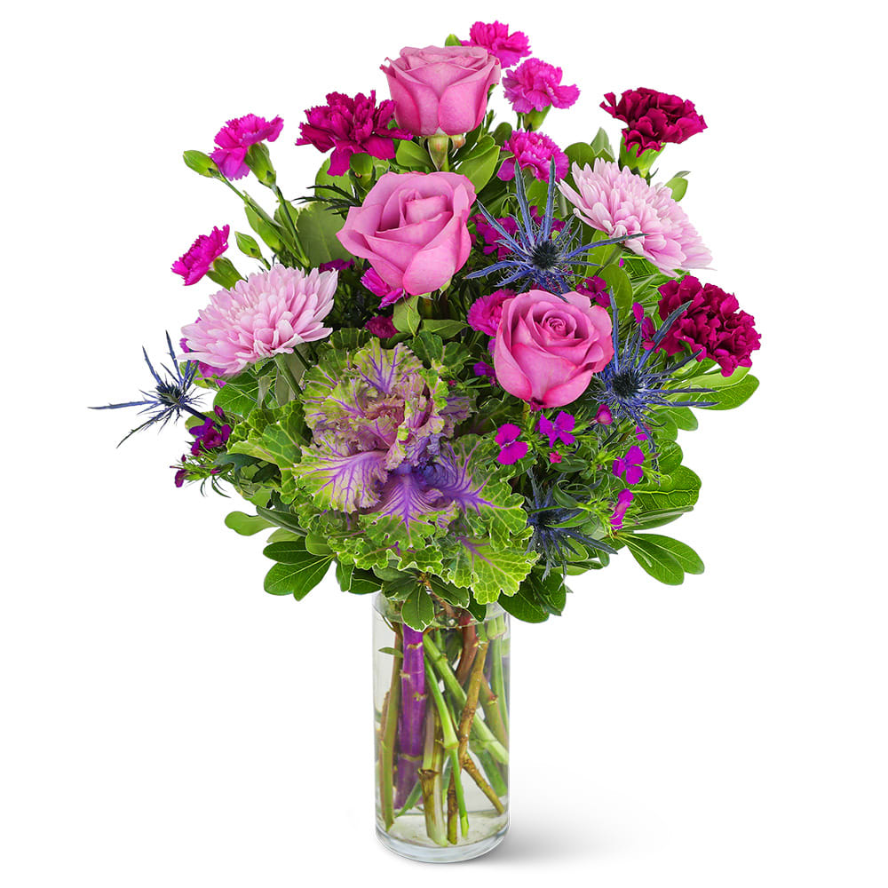 Amethyst Angel Flower Bouquet