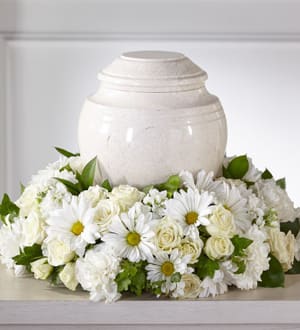 The FTD® Ivory Gardens™ Cremation Adornment