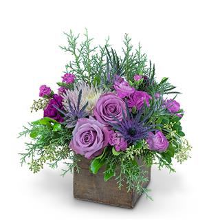 Holiday Amethyst Flower Bouquet