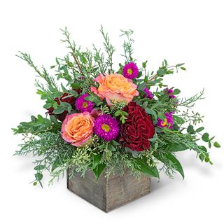 Festive Hearth Flower Bouquet