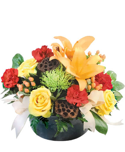 Thankful And Bright Floral Arrangement
