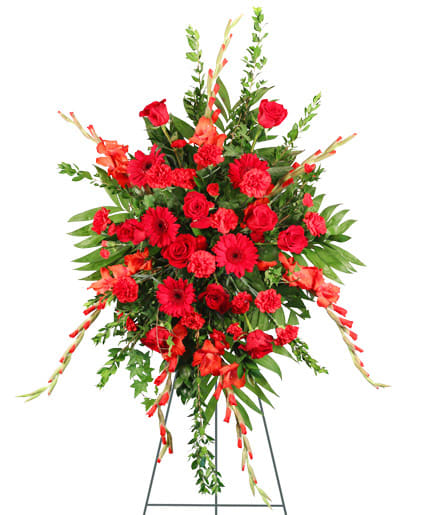 Forever Missing You Standing Spray Flower Bouquet