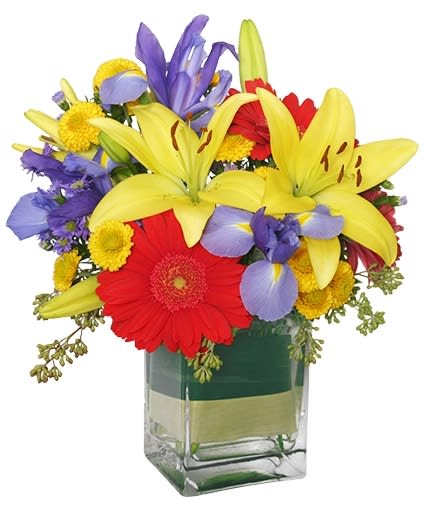 Colors On Parade Flower Arrangement