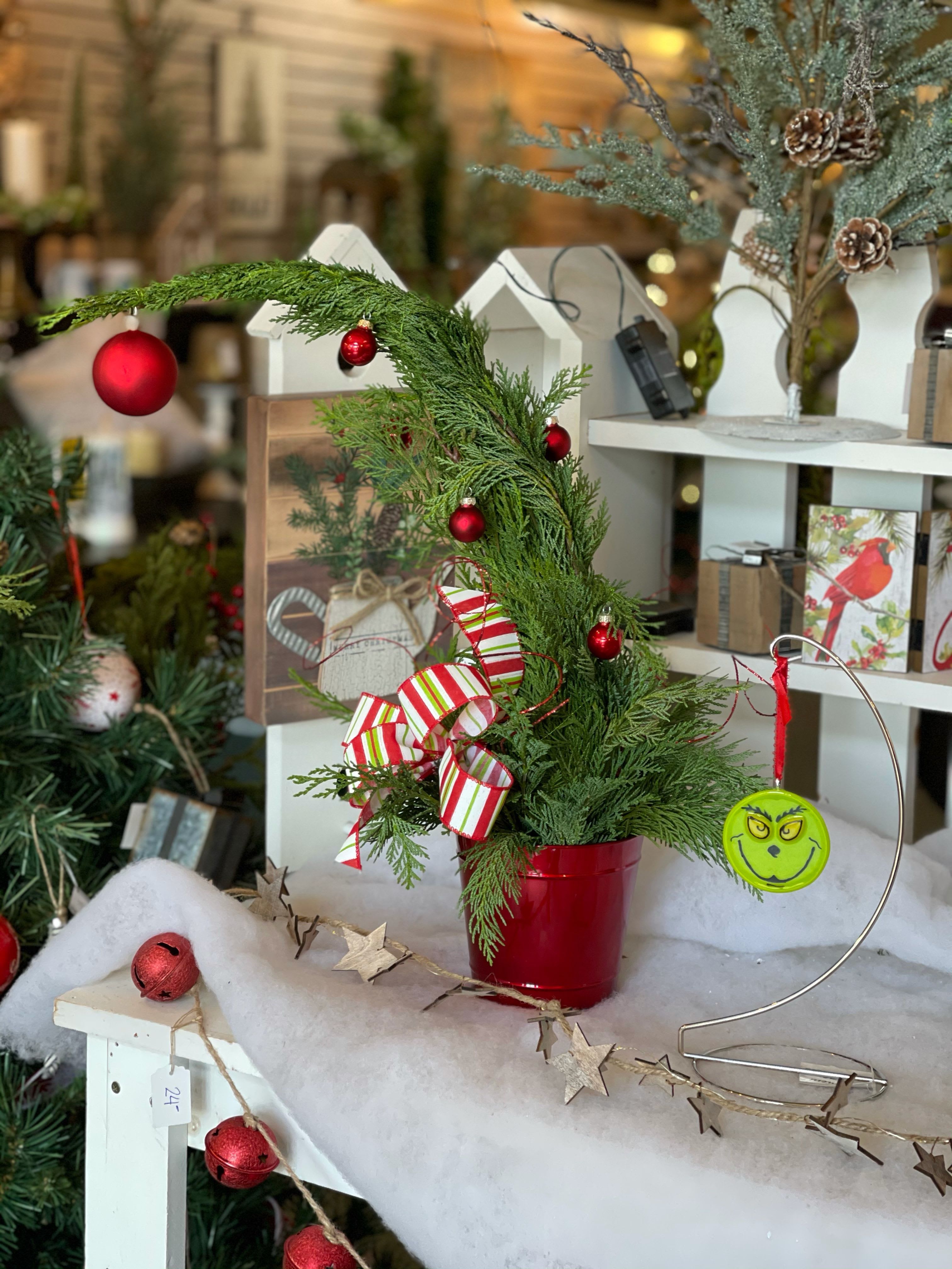 Grinch Tree Flower Bouquet