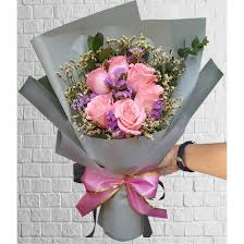 Sweet 6 Wrapped Bouquet