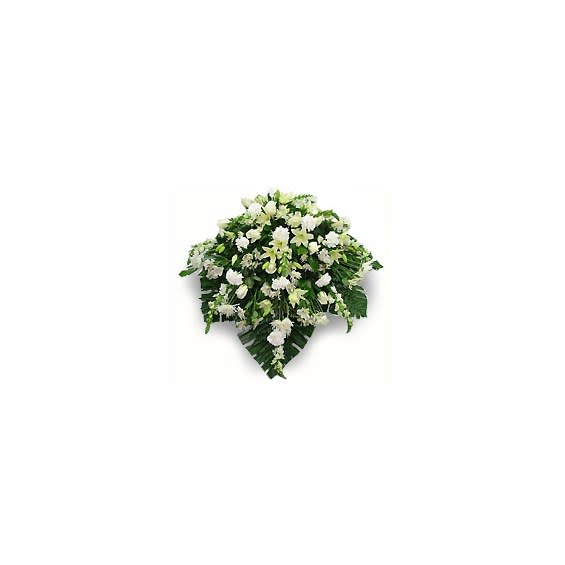 3C- Lily & Rose Casket Spray Flower Bouquet
