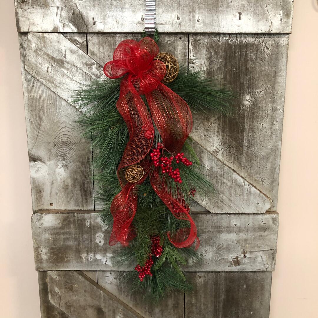 Classic Silk (Artificial) Evergreen Swag