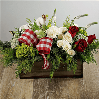 Oklahoma Farmhouse Christmas Flower Bouquet