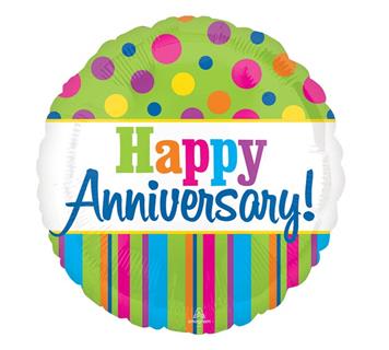 HAPPY ANNIVERSARY BALLOON BOUQUET