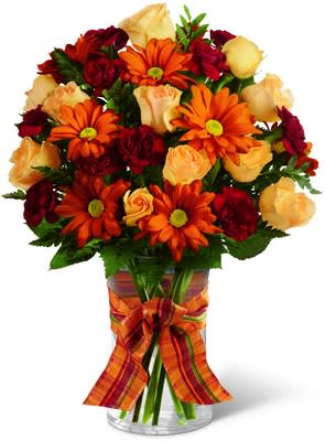 The FTD Golden Autumn Bouquet Flower Bouquet