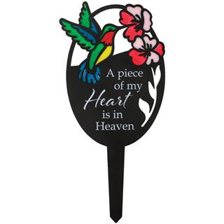 Is In Heaven Memorial Garden Stake