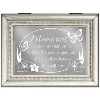 Music Box - Mirrored Etched Memories Flower Bouquet