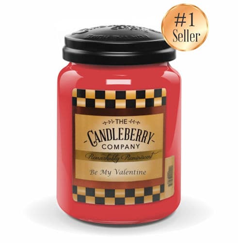 Candleberry Be My Valentine Jar Candle Flower Bouquet