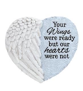 Angel Wing Stepping Stone Flower Bouquet