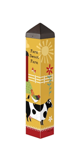 Farm Sweet Farm 20" Art Pole Flower Bouquet