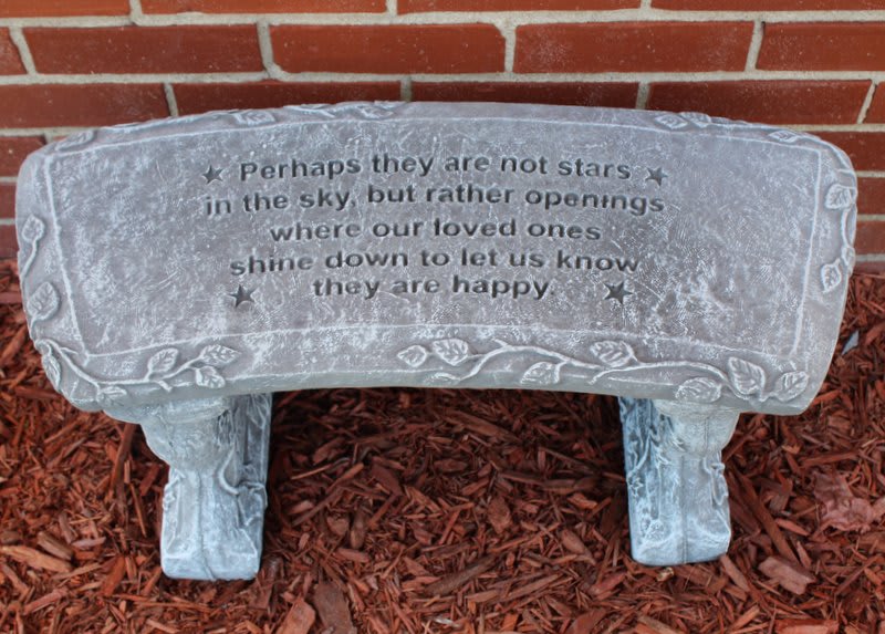 Perhaps They are Not Stars Concrete Bench