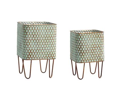 Teal Planters