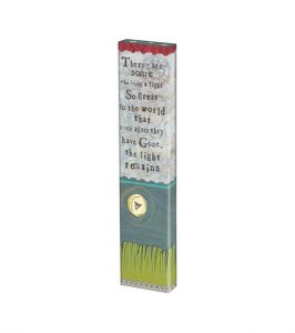 A Light Remains 13" Mini Art Pole Flower Bouquet
