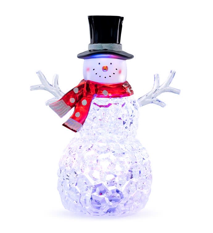 LED Snowman Flower Bouquet