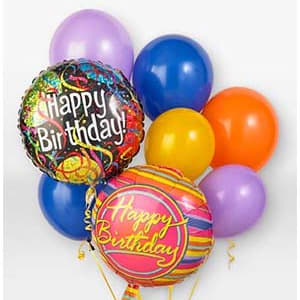 BIRTHDAY BALLOON BOUQUET Flower Bouquet