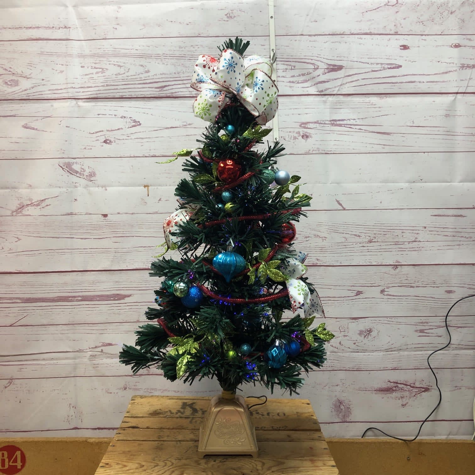 Fiber Optic Silk (Artificial) Christmas Tree