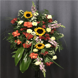 Sunflowers and Roses -SP15 Flower Bouquet