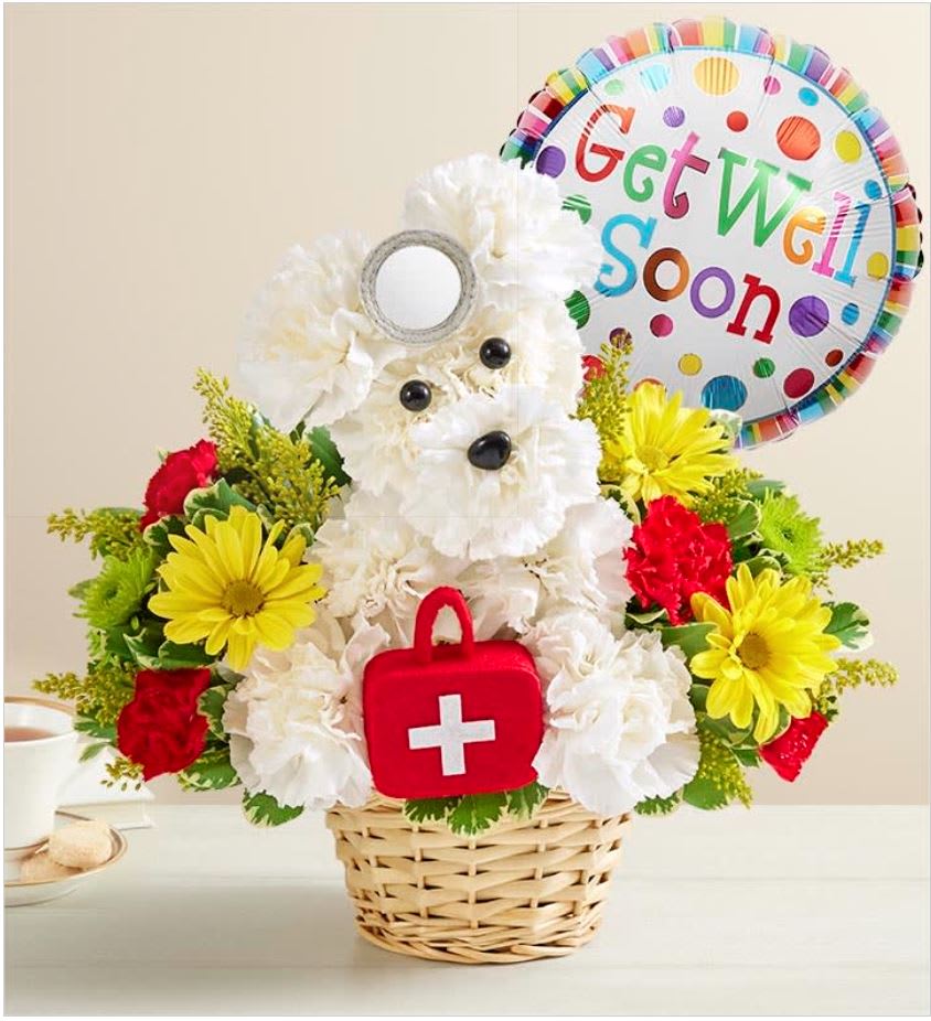 Cure-All Doggie Flower Bouquet