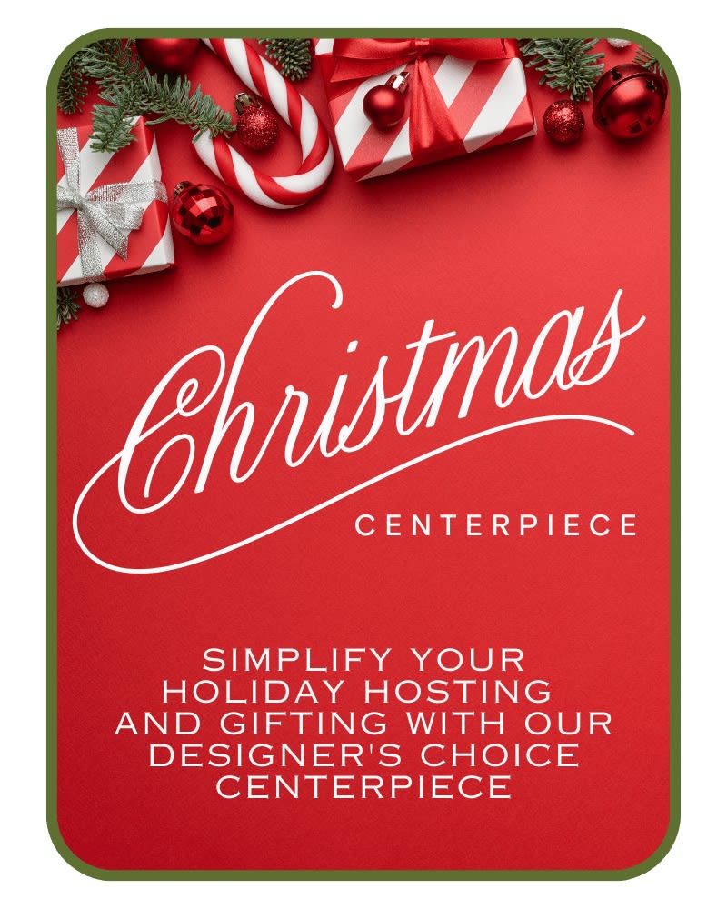 Christmas Centerpiece Flower Bouquet