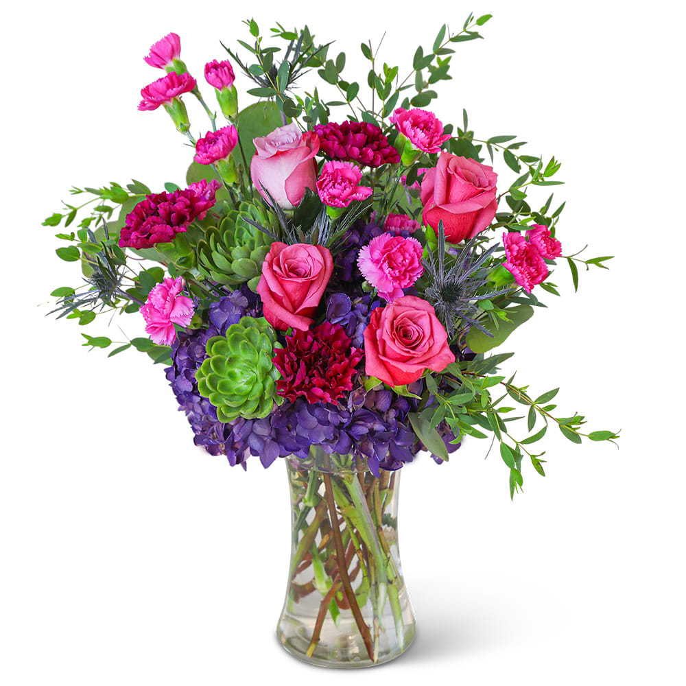 Love in London with Succulents Flower Bouquet