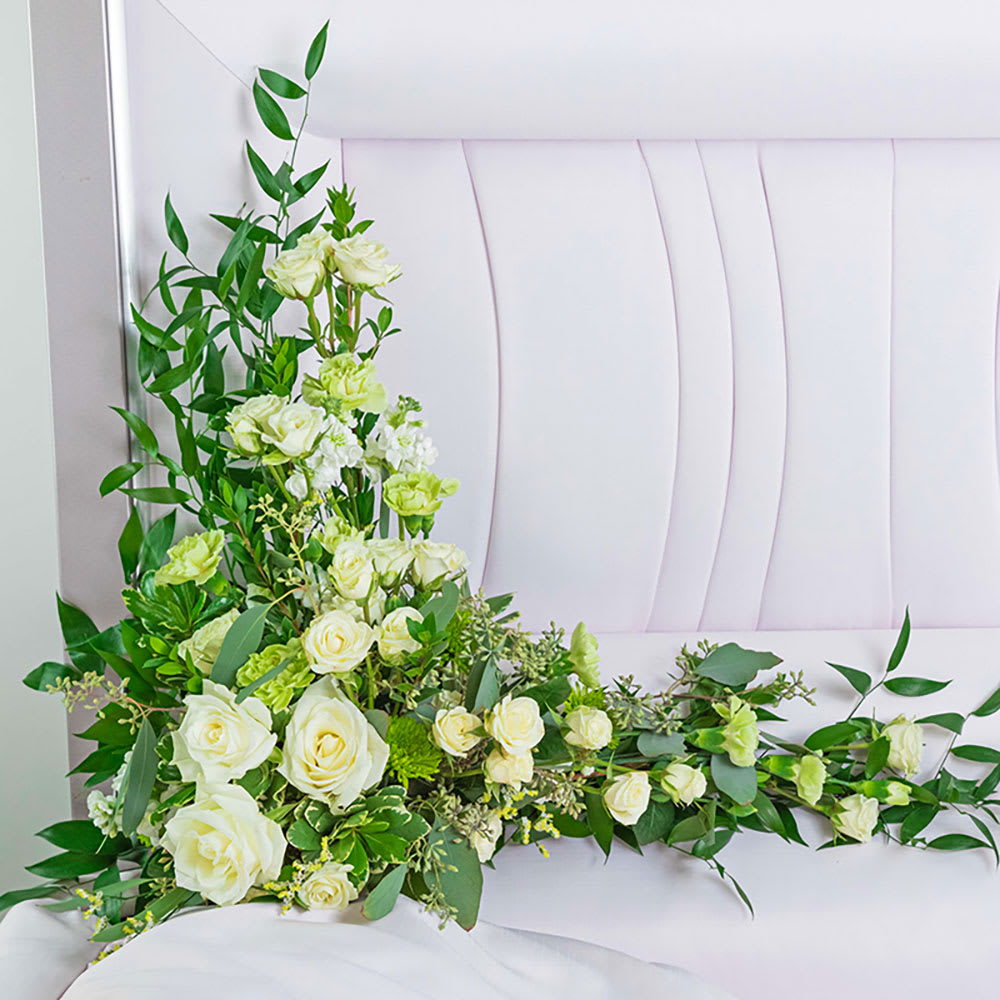 Eternal Peace Corner Insert Flower Bouquet