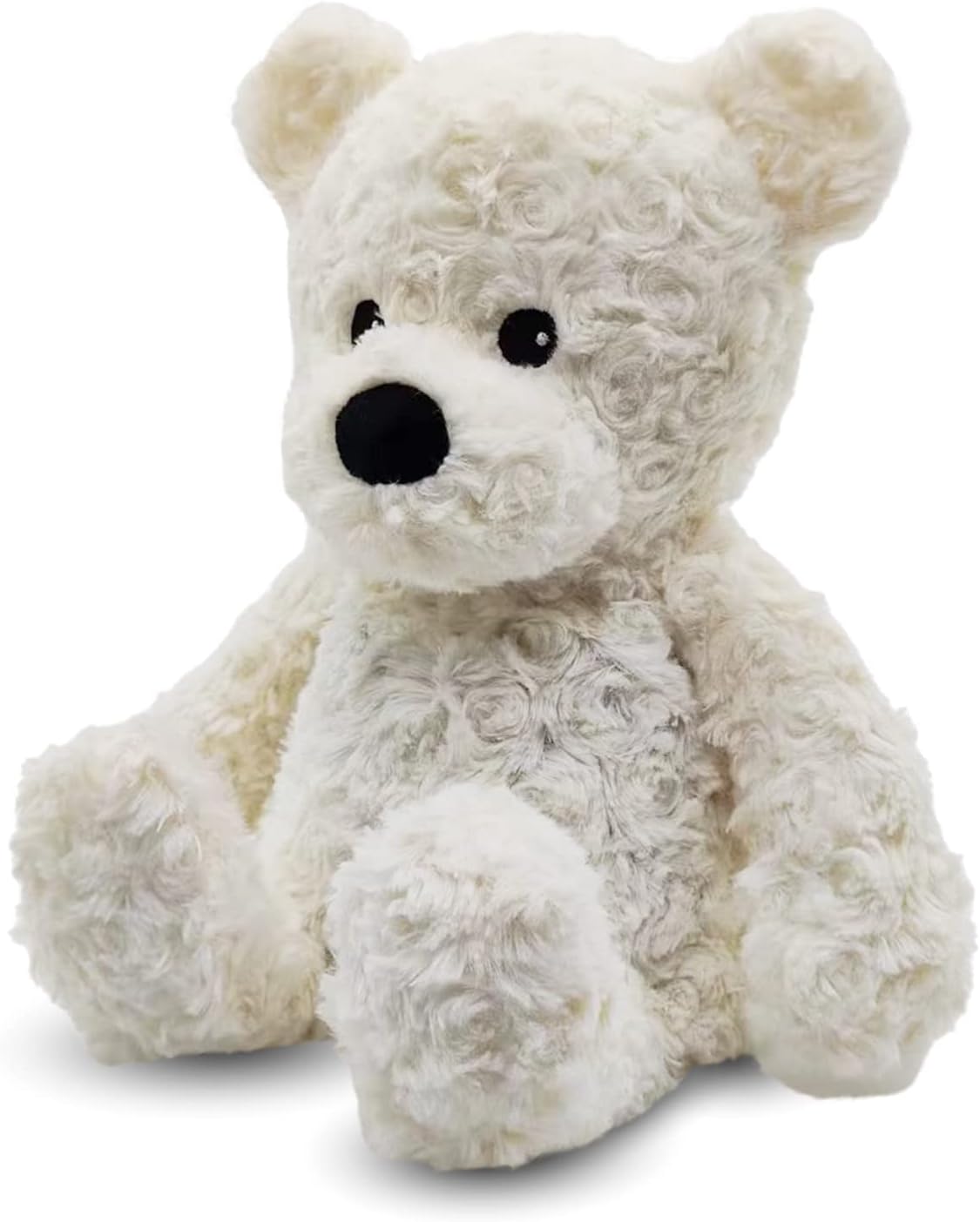 WARMIES WHITE CURLY BEAR