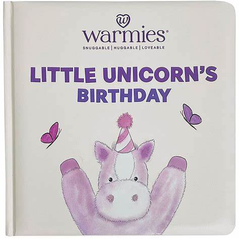 WARMIE BOOK LITTLE UNICORNS BIRTHDAY