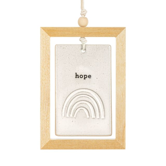 Hope Framed Hanging Plaque