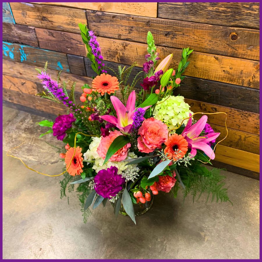 Coral Garden - Flowers for Funerals Flower Bouquet