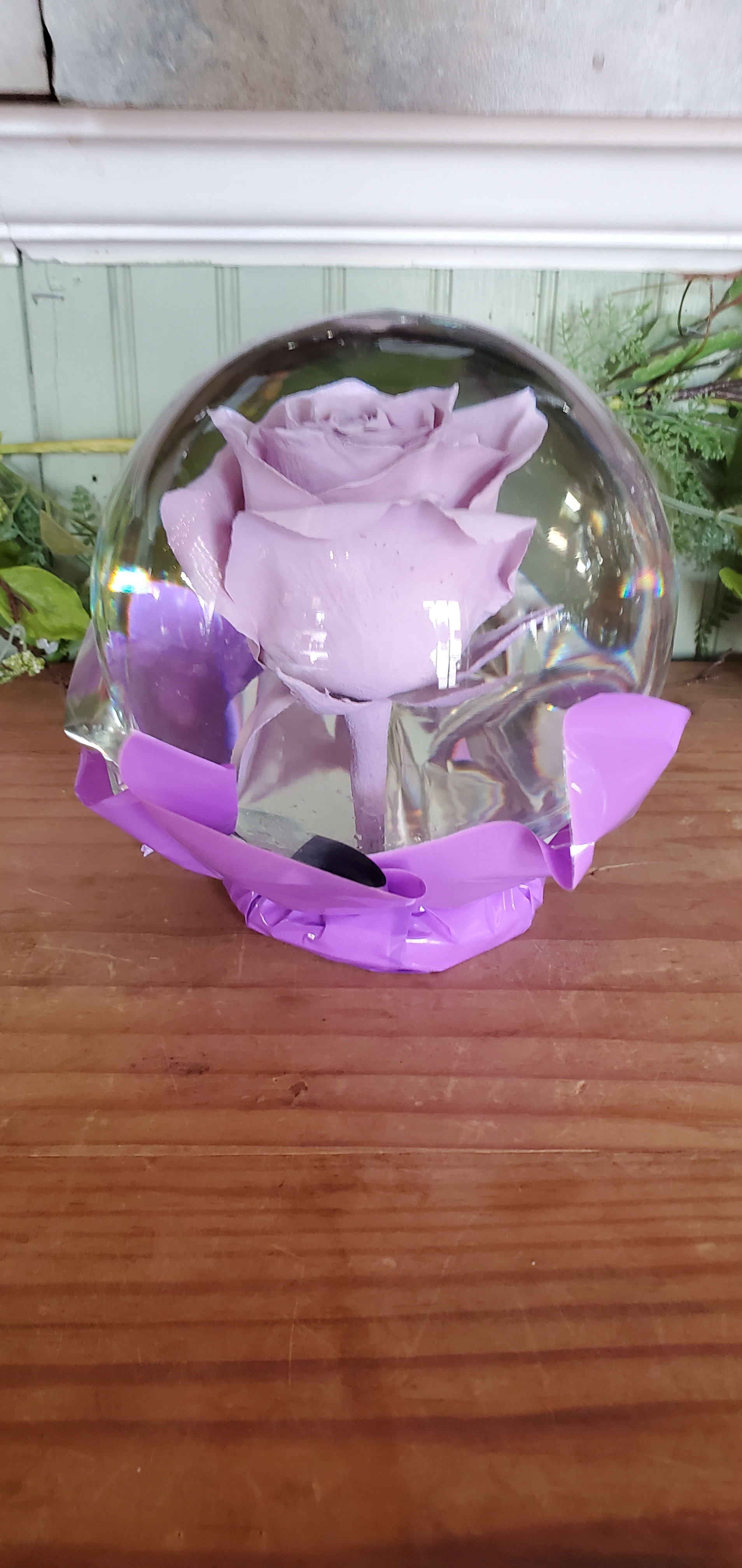 Lavender Rose Globe Flower Bouquet