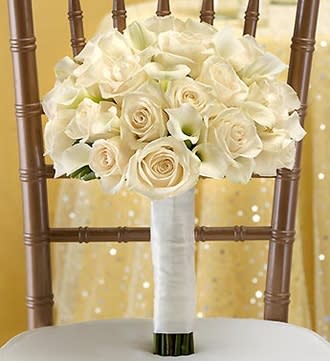 All White Bouquet