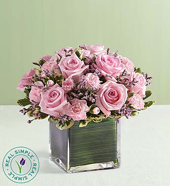Pink Rose Fancy by Real Simple® Flower Bouquet