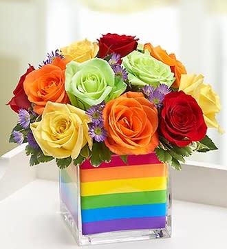 The Rainbow Bouquet™ - Multicolored Roses