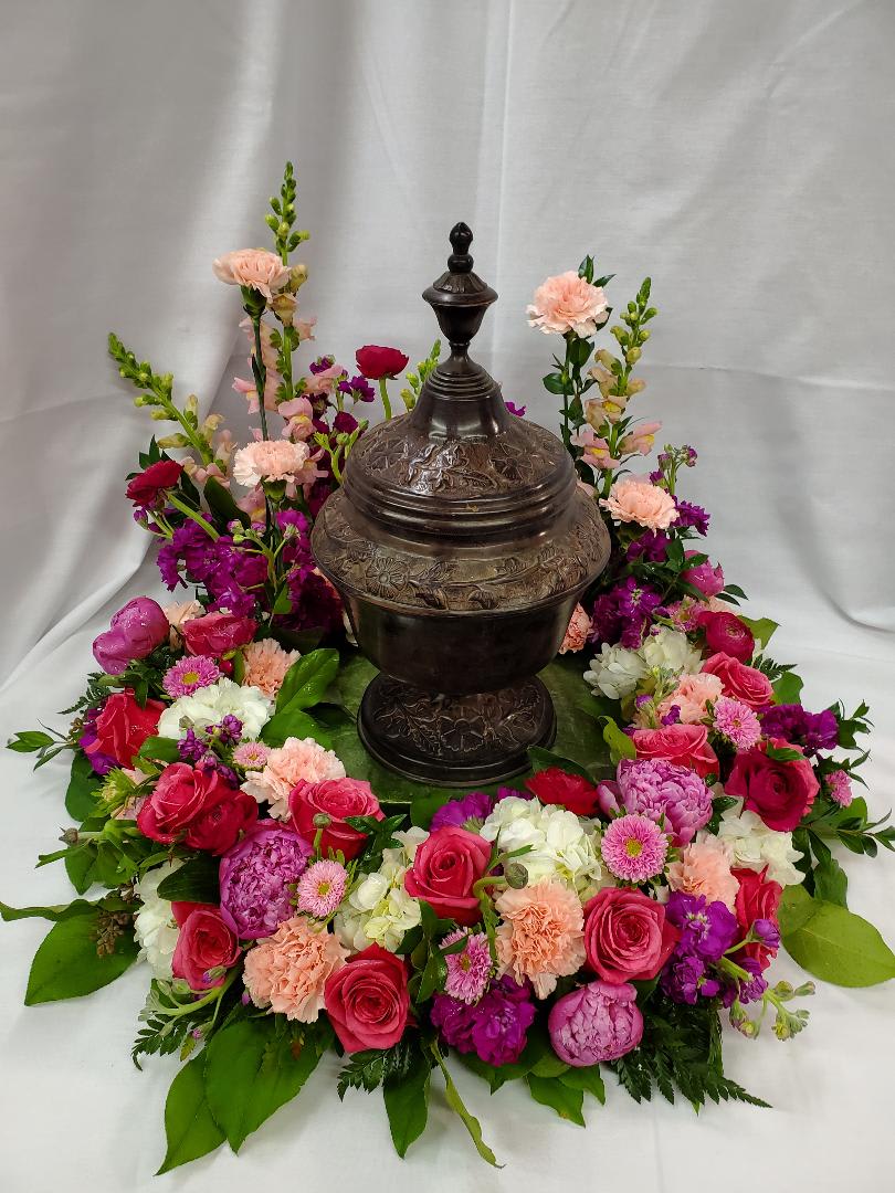 Pastel Floral For Urn