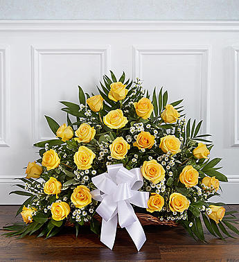 Thoughts and Prayers™ Yellow Fireside Basket