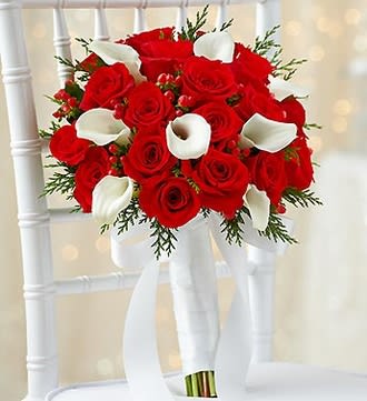 Holiday Bridal Bouquet
