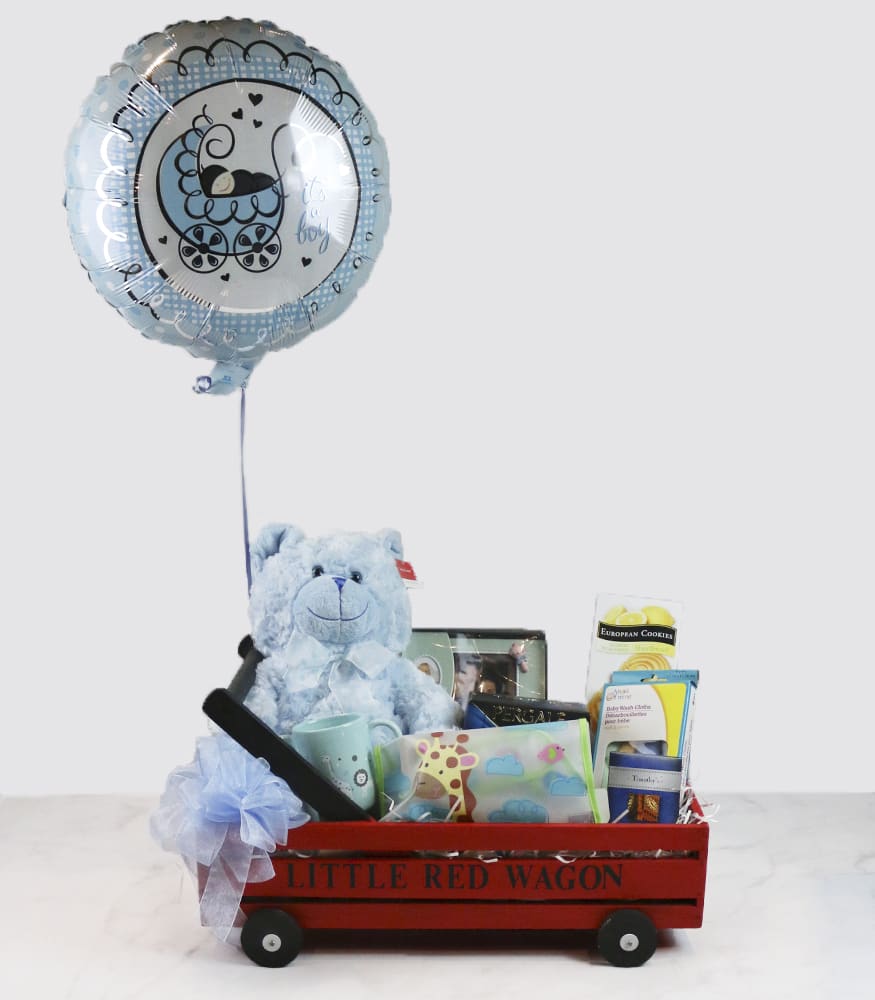 Little Red Wagon by Fruits & Flowers Flower Bouquet