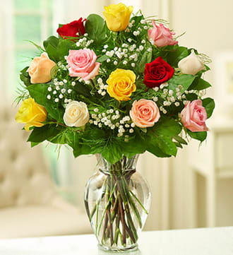 Rose Elegance™ Premium Assorted Roses Flower Bouquet