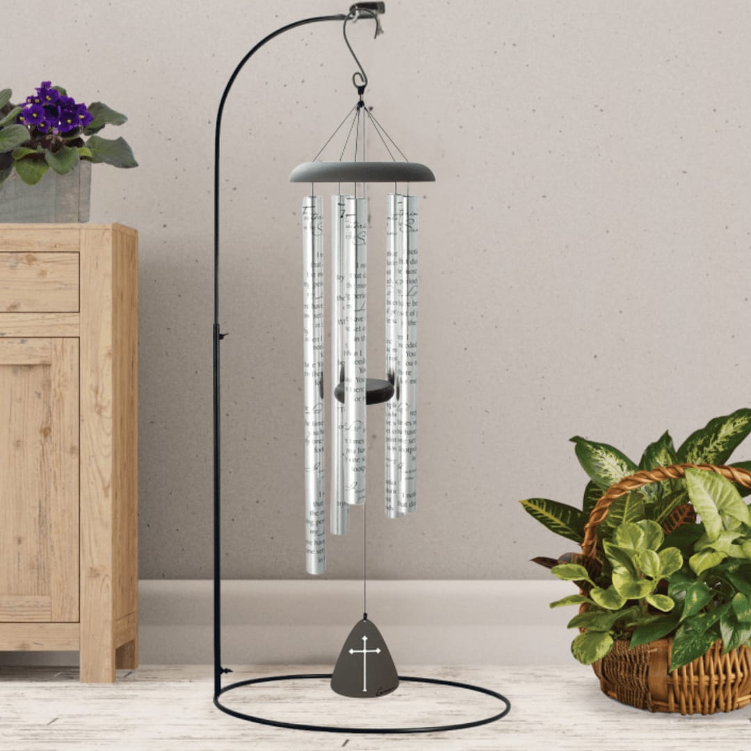 "Footprints" 44" Chime Flower Bouquet