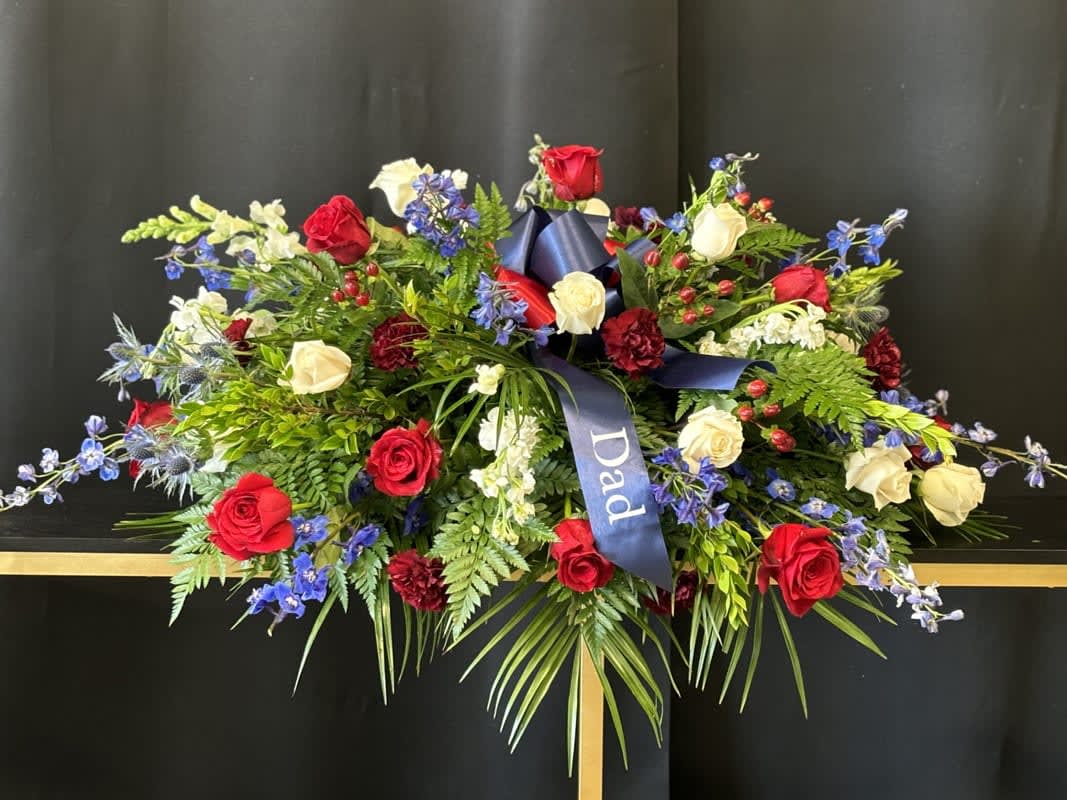 Patriotic Casket Spray