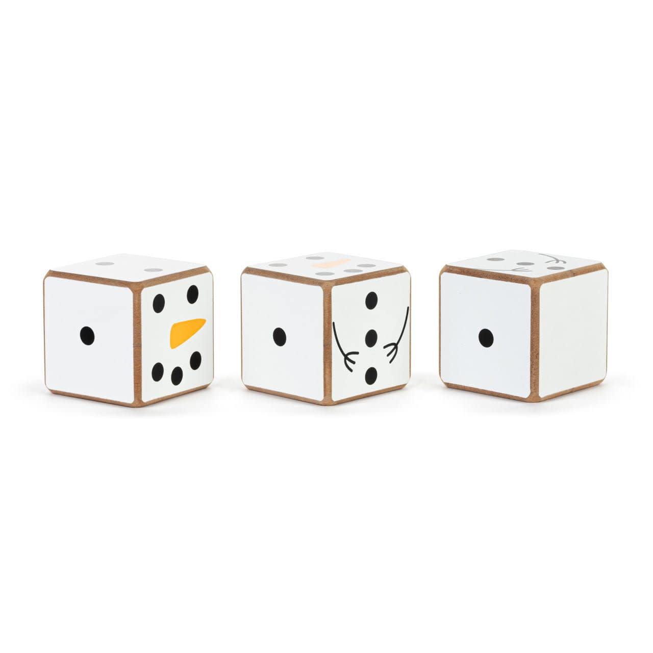 SNOWMAN COUNTING DICE SET